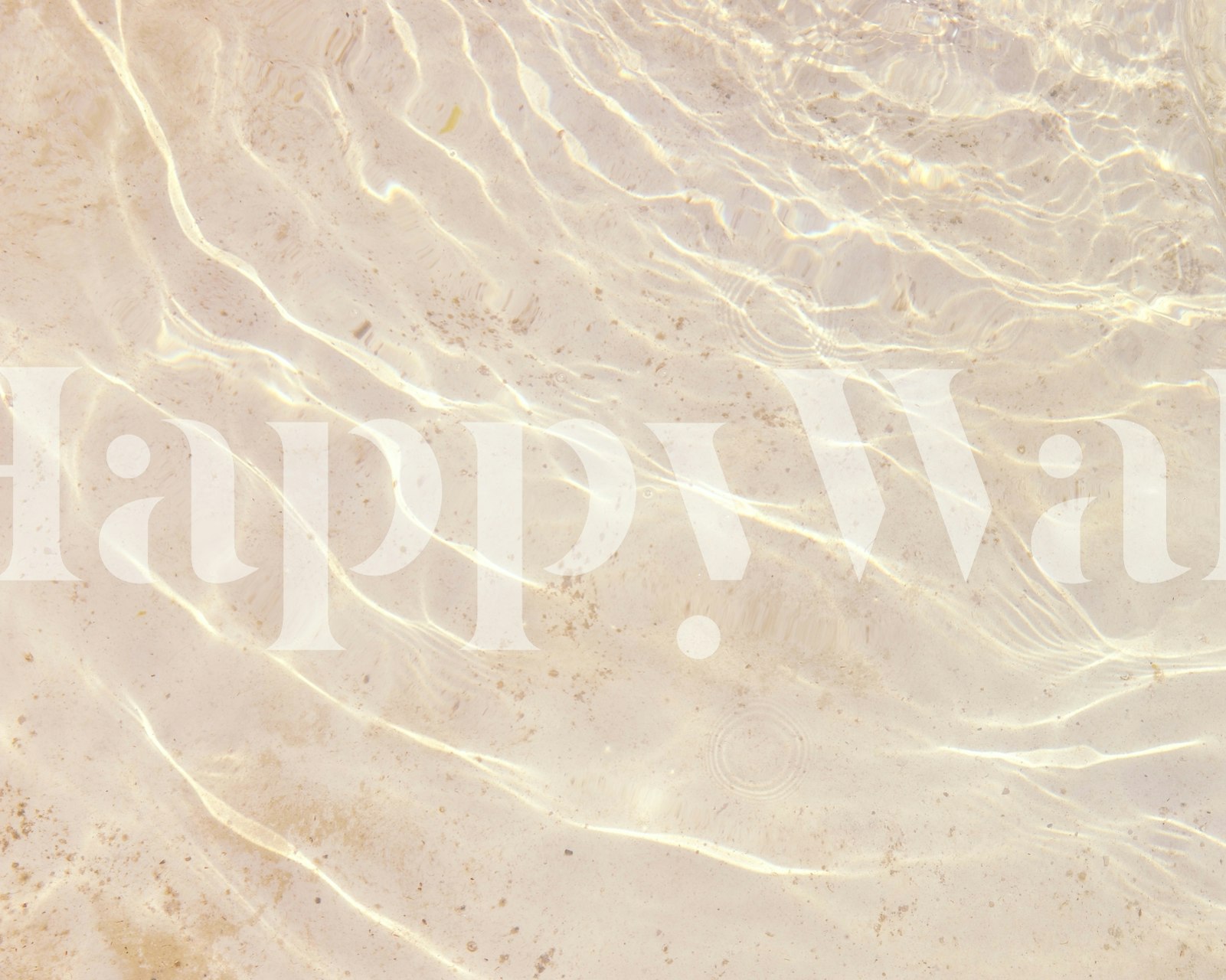 Blush ocean water ripples with soft sandy tones wallpaper