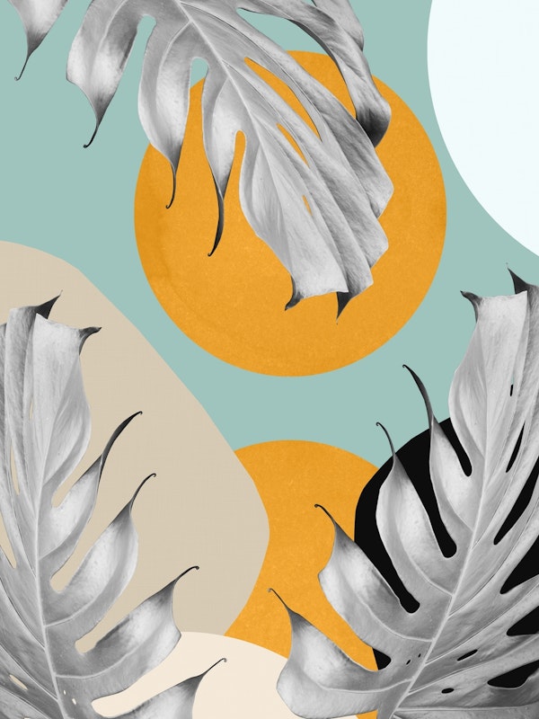 Abstract Shapes Monstera 2