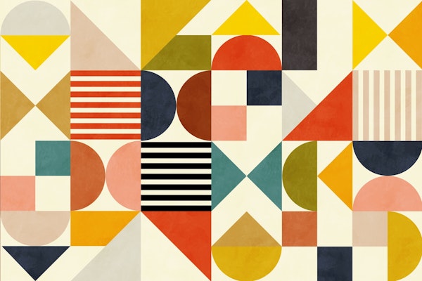 bauhaus playfull geometric