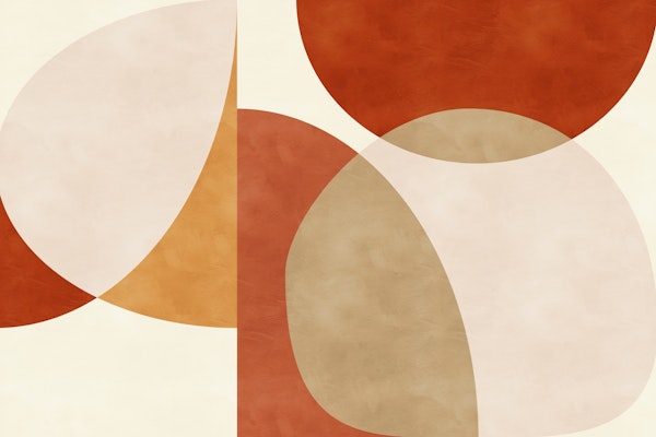 mid century abstract modern