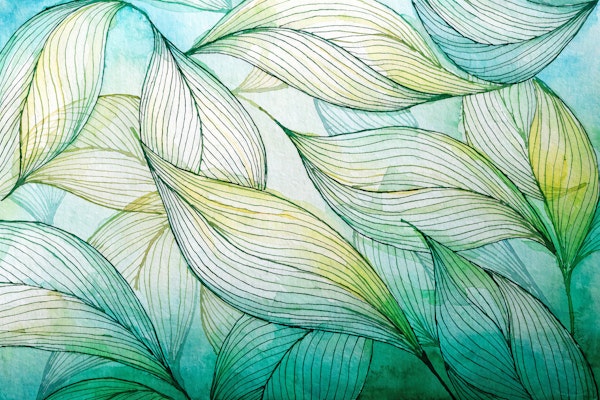 Minimal Tropical Leaf Green