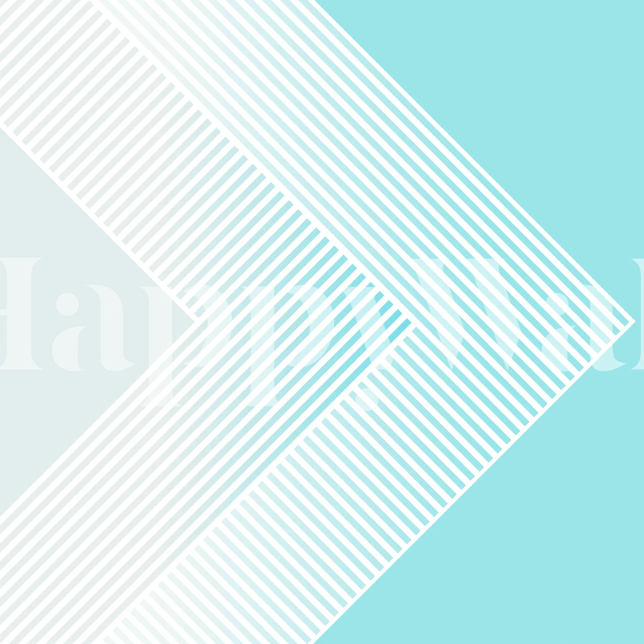 Minimal Mid Century Pastel tapet i et rum