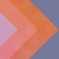 Mid Century Stripes Orange tapet