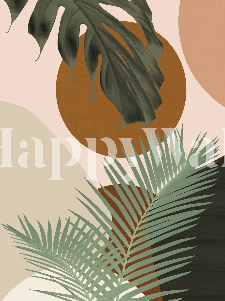 Intertwined Finesse 1 wallpaper in a room