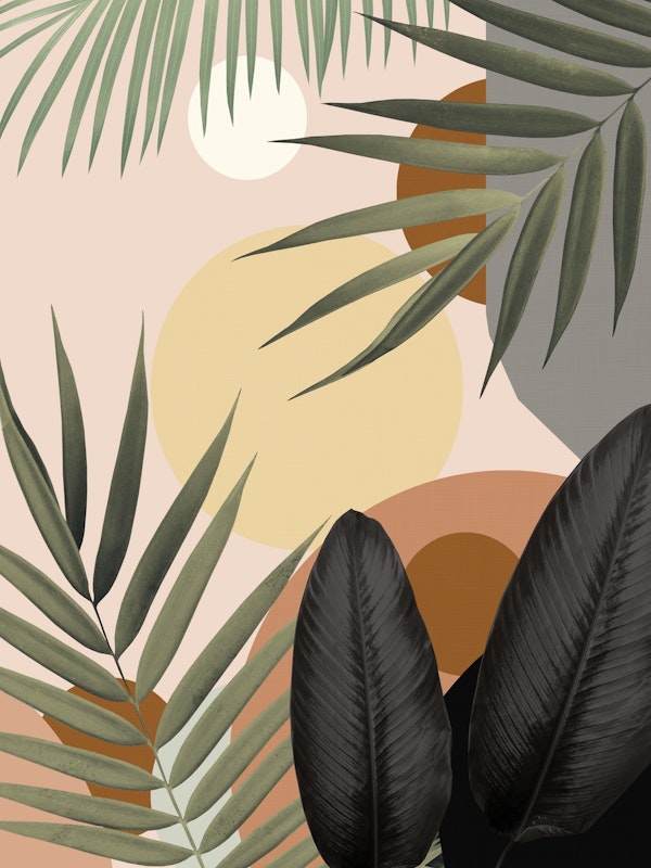 Abstract Jungle Oasis 1