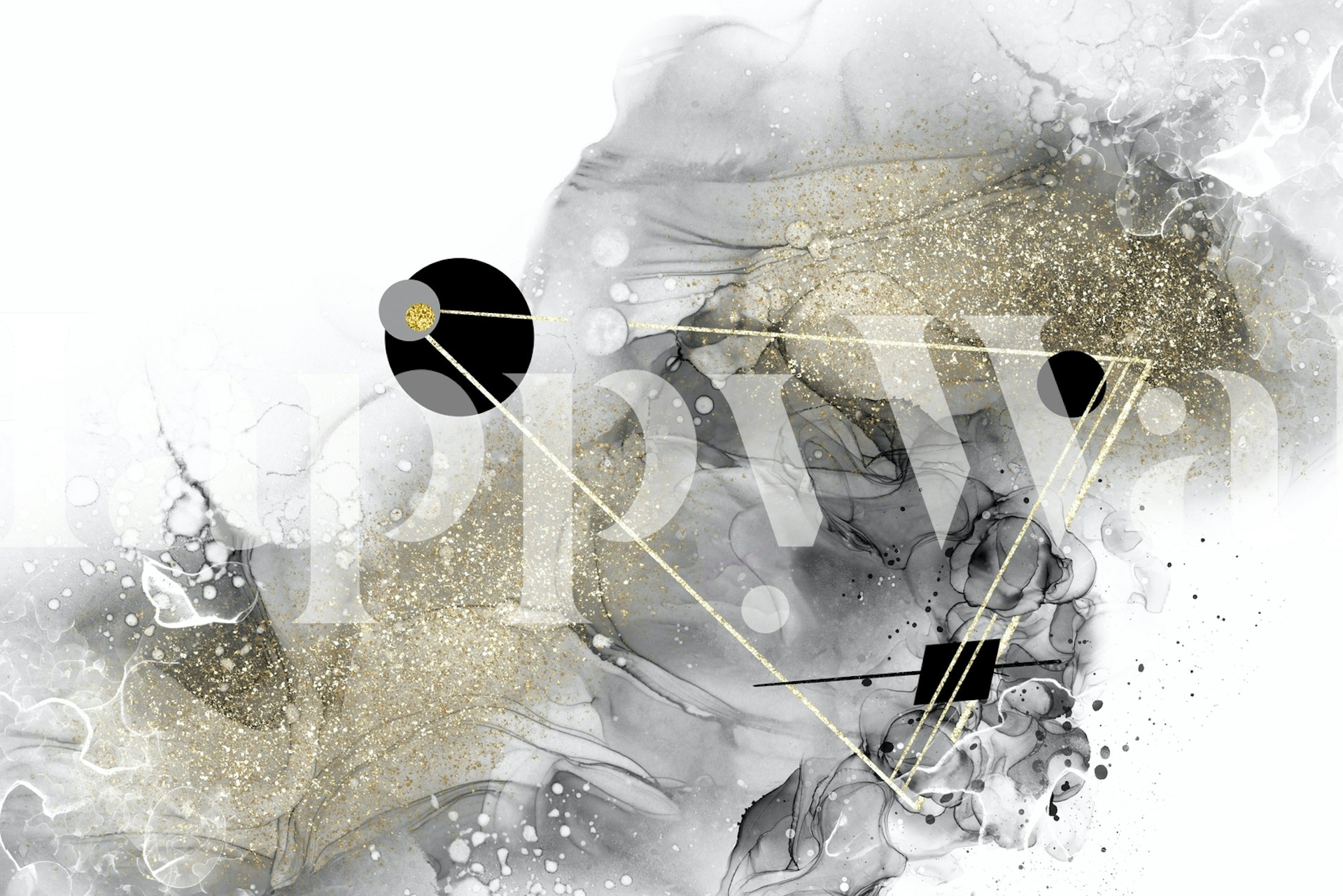 Abstrakt himmelskt tapet med rymdinspirerade element