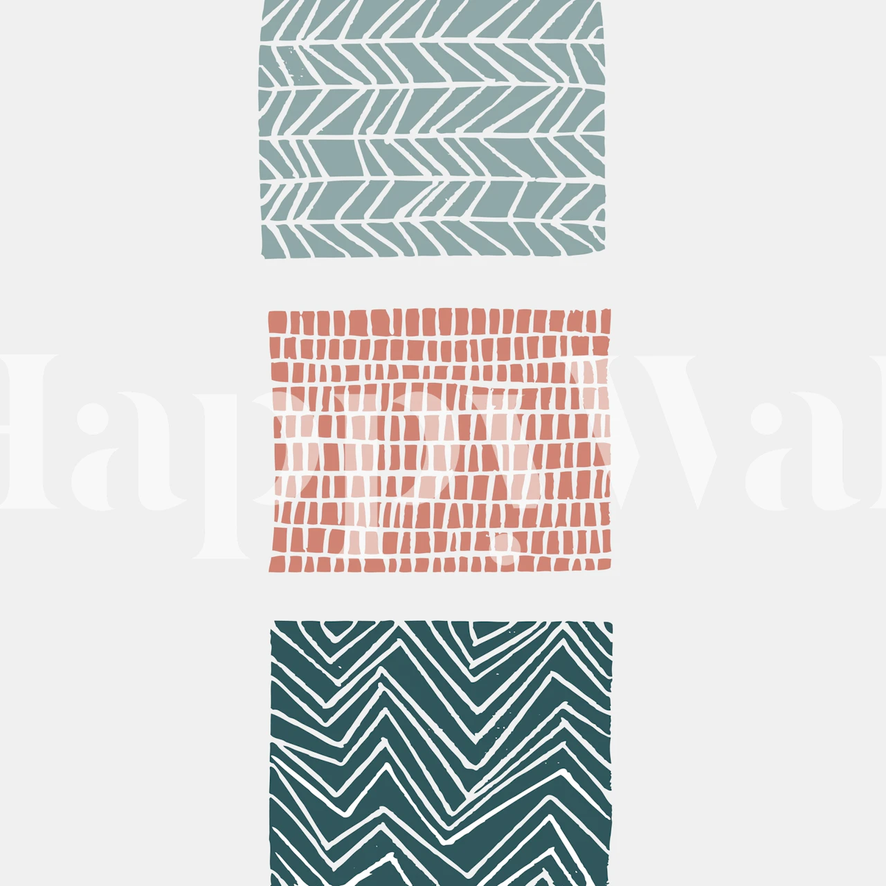 Lines wallpaper design in a room