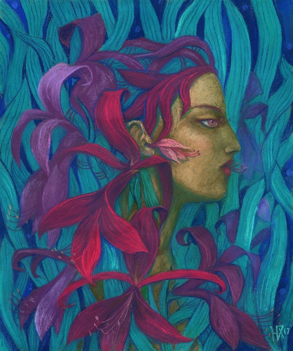 Amaryllis Surreal Fantasy Art