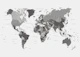 Monochrome World Map