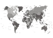 World Map Black And White Lupon gov ph