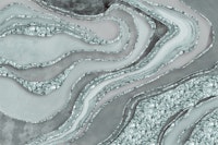 Crystal Marble Gemstone Teal papiers peint