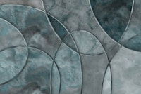 Eclectic Marble Shapes Teal papiers peint