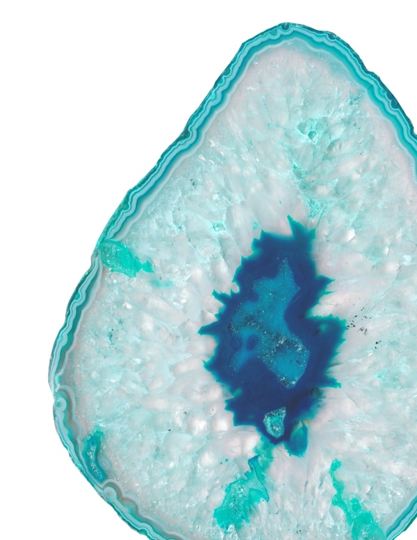 Soft Aqua Ocean Agate 1