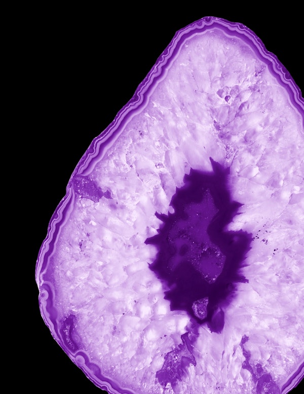 Purple Black Agate 1