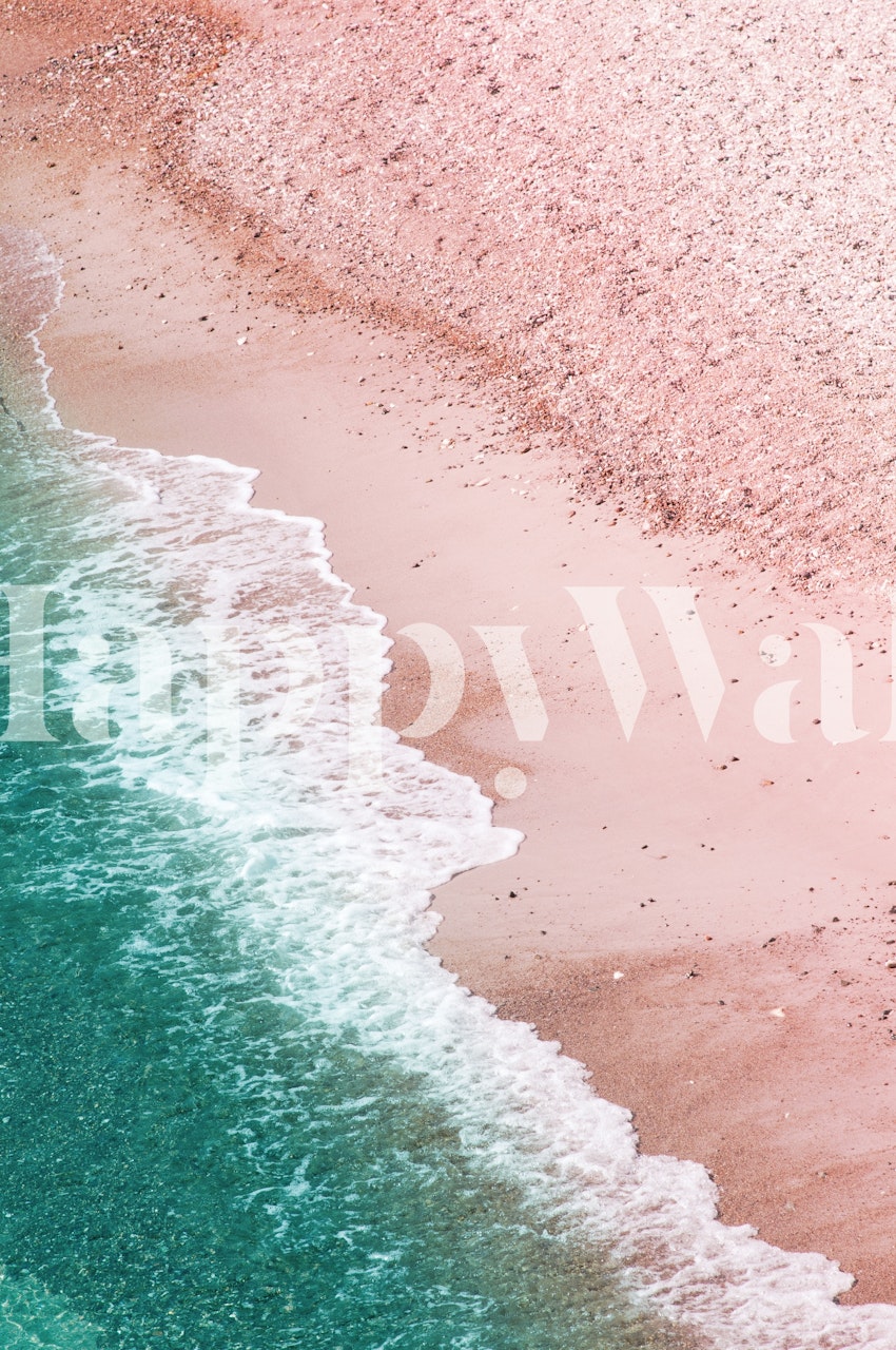 Sea Waves Tranquility 3 papel tapiz en una habitación