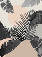 Intertwined Palm Leaves 2a tapet