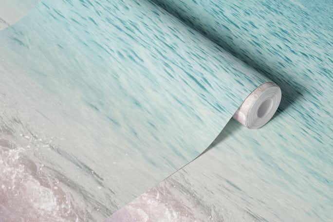 Soft Pastel Ocean Waves 1wallpaper roll