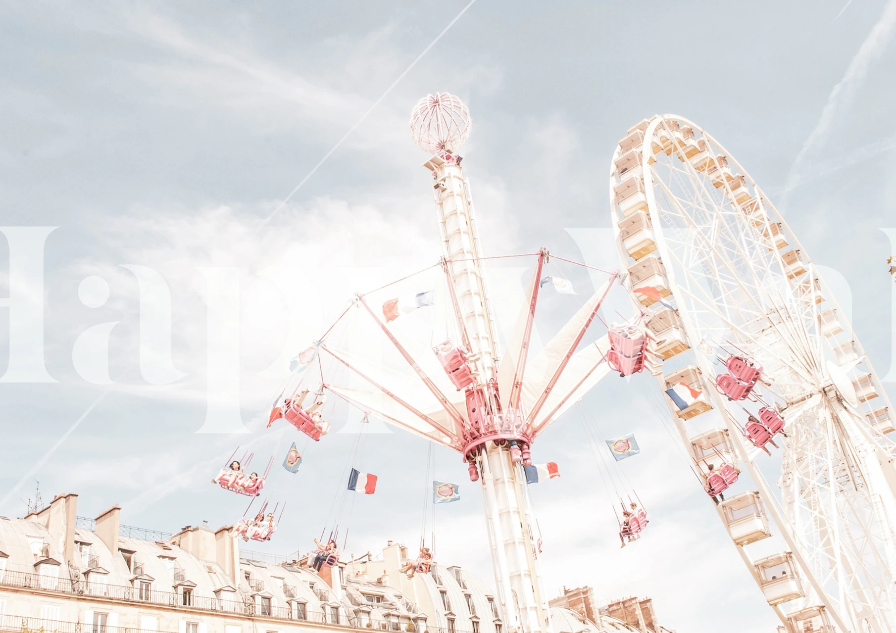 tapeta Paris Summer Carnival u sobi