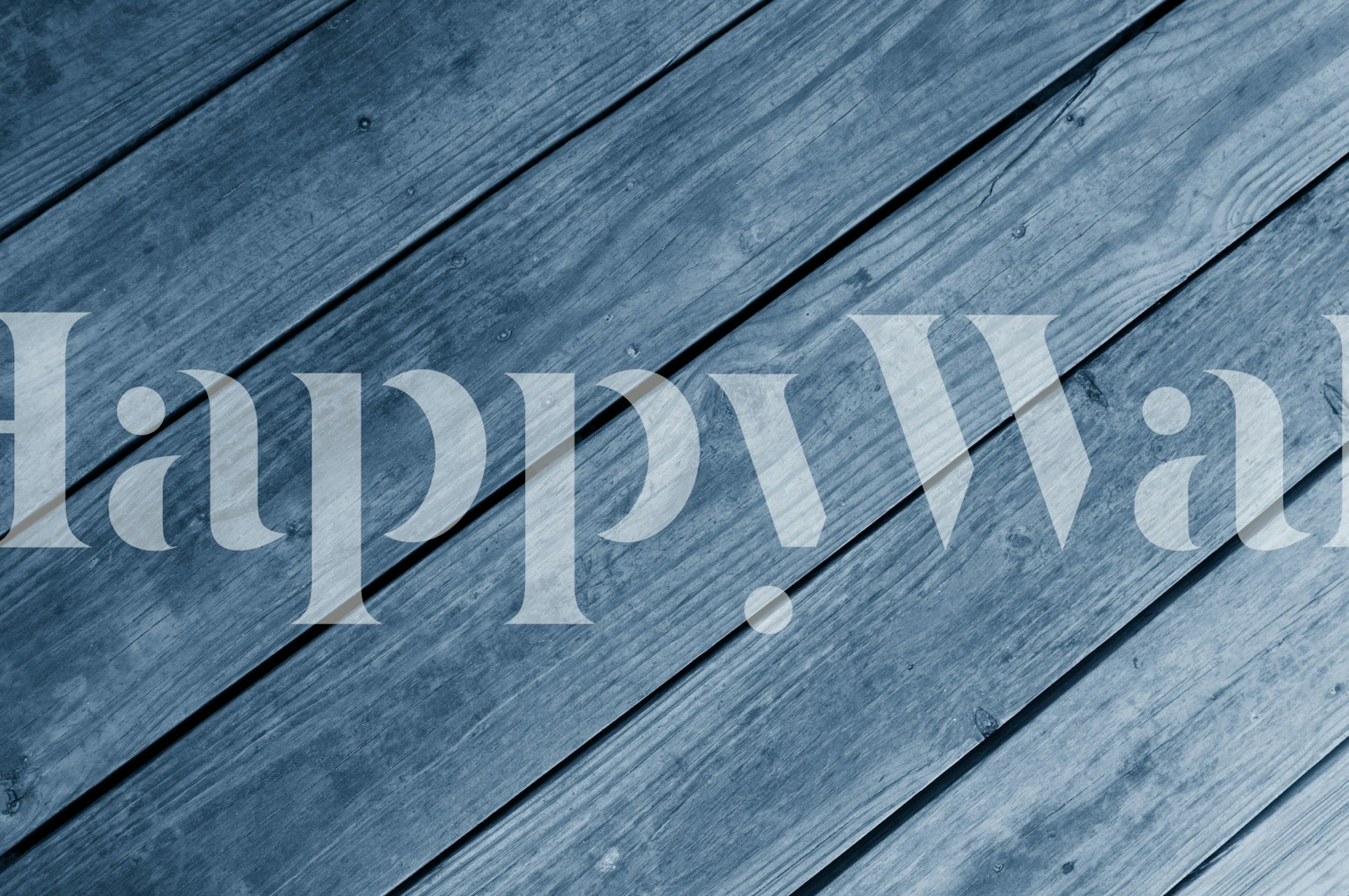 Rustic Wood Stripes behang in een kamer