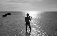 Sunset Swim 2 carta da parati