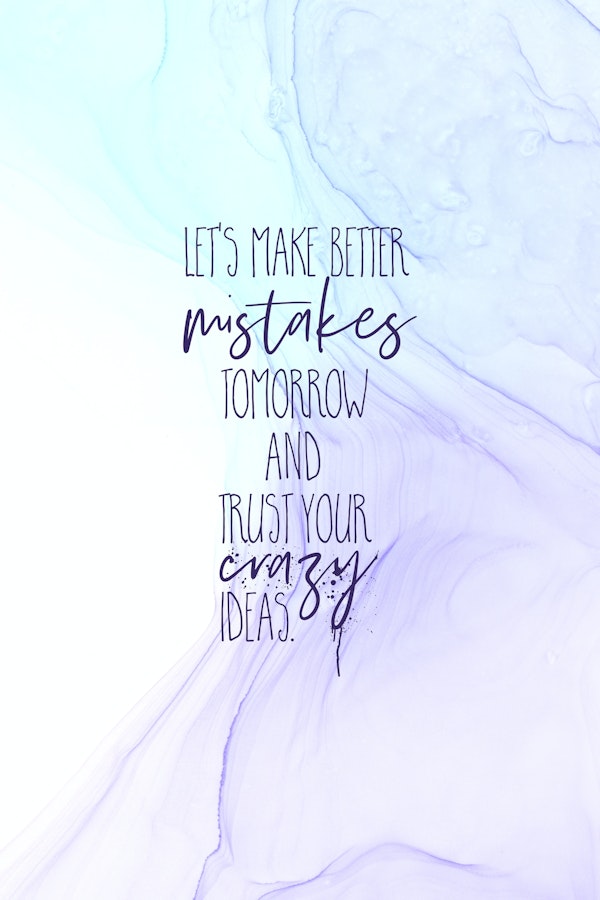 TOMORROW floating colors