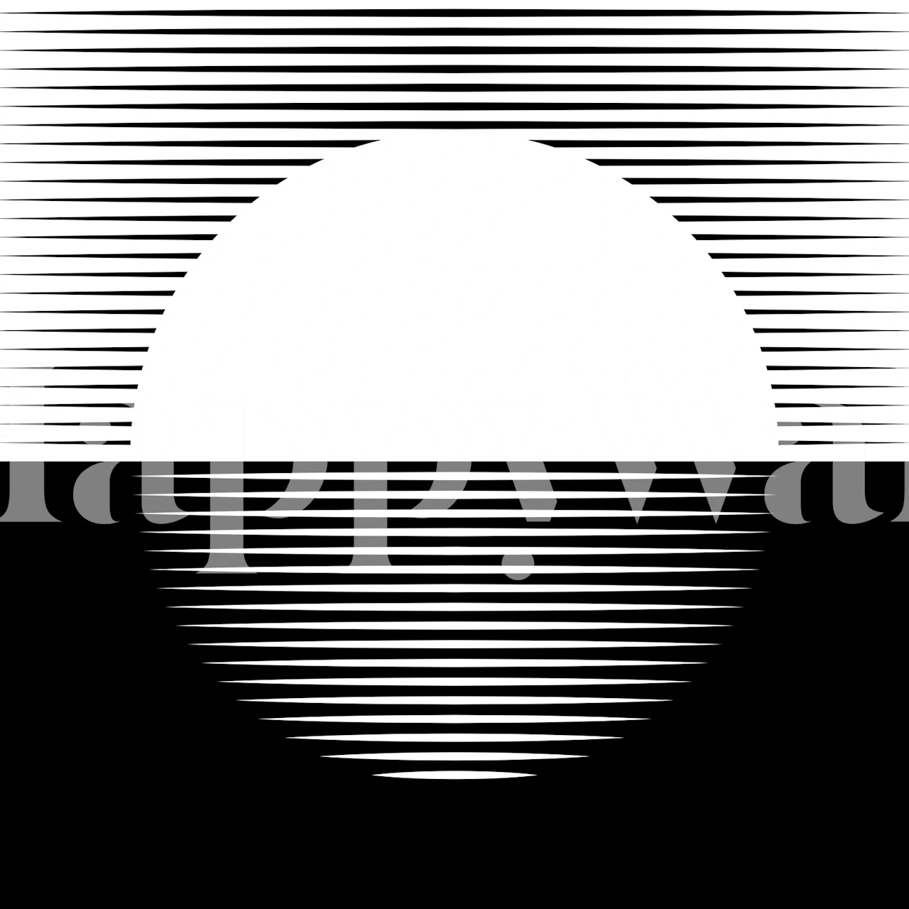 Sun and Sea in Black and White design