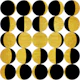 Retro Golden Moon Phases