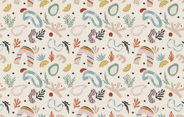 Abstract summer shapes