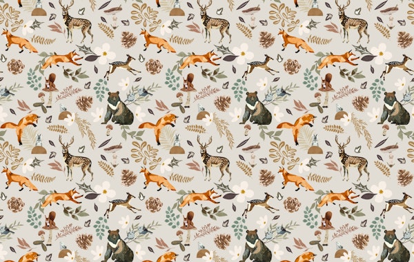 Animals in autumn nature 2