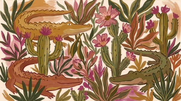 Crocodile Oasis Blooms