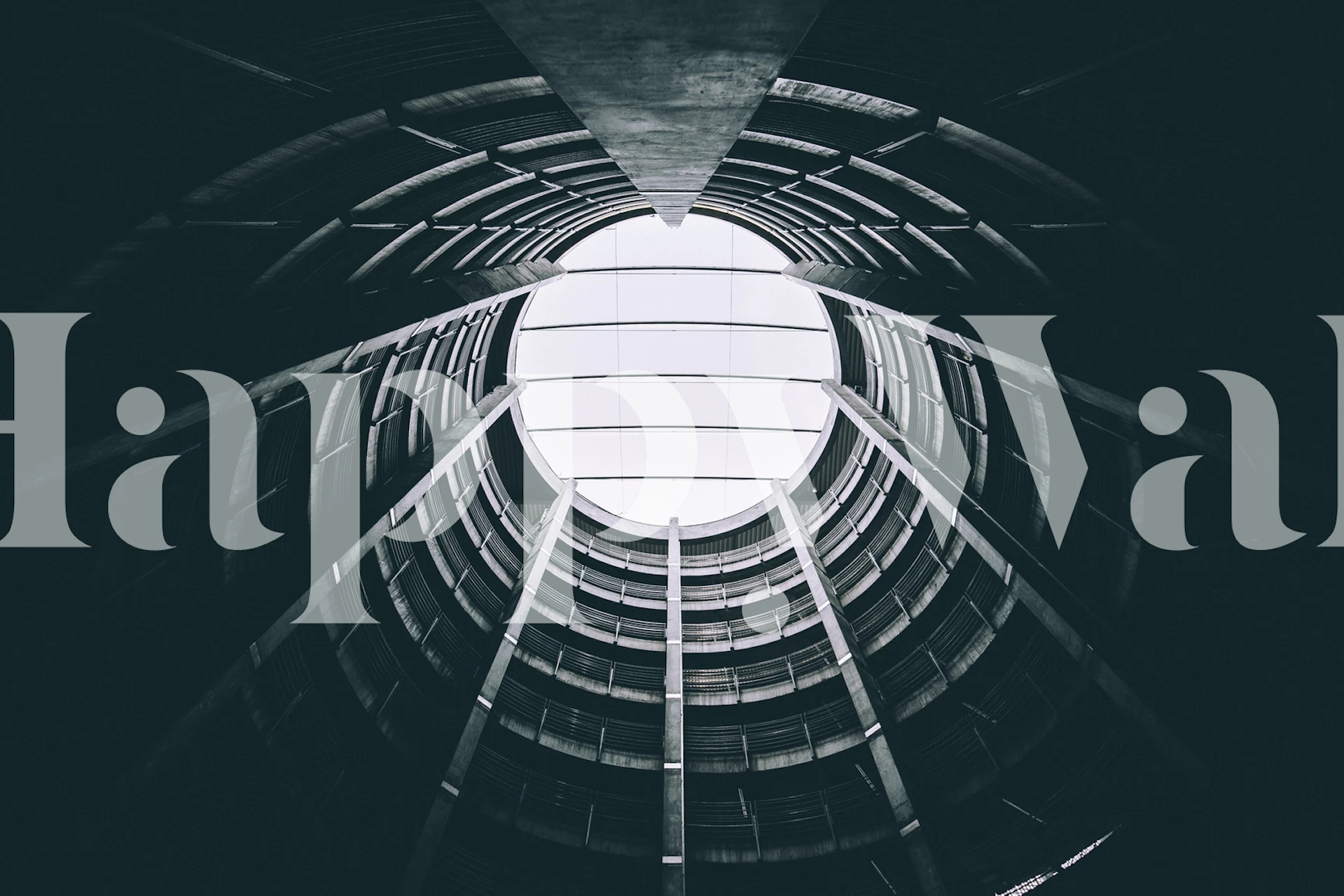 Diseño de papel tapiz Moody Garage en una habitación