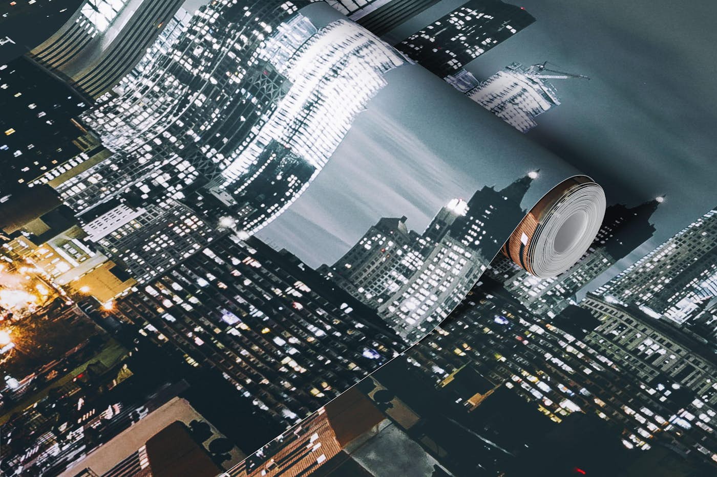 Gotham Nights wallpaper roll