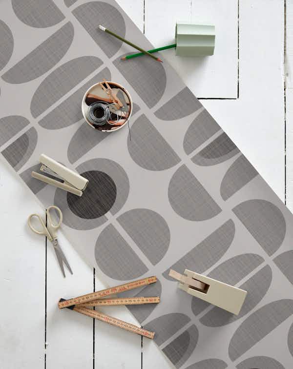 Buy Geometric Grey Retro wallpaper Free shipping