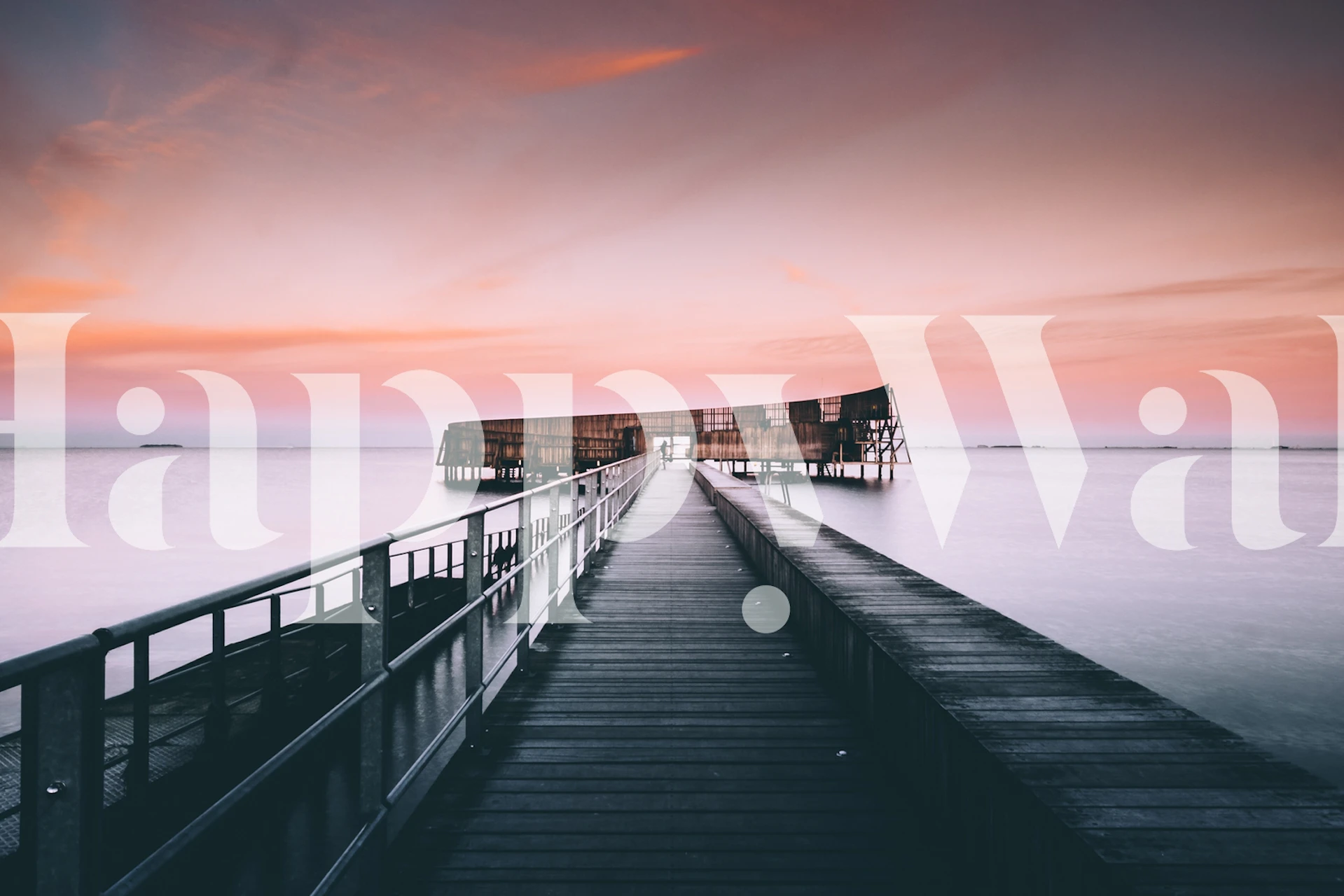 Afternoon Sunburn wallpaper in a stylish room