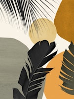 Abstract Banana Palm Leaf 2 wallpaper