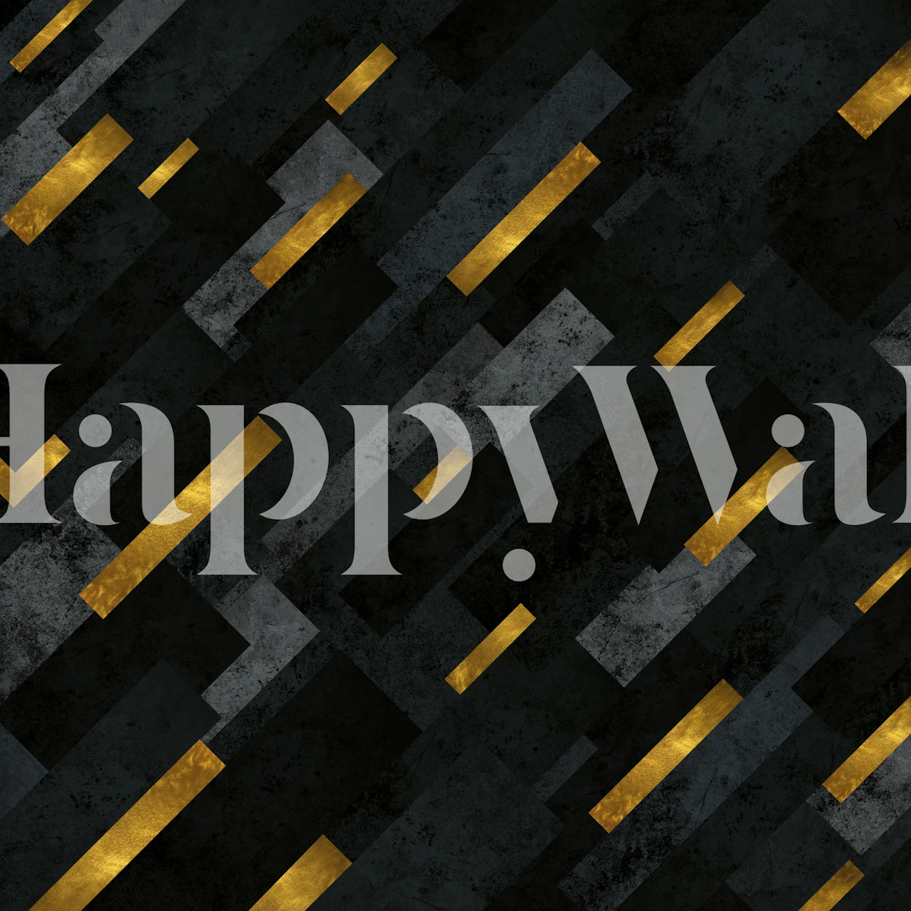 Abstract shooting stars on a dark backdrop wall mural