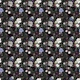 Midnight Dark Botanical Dream - XS
