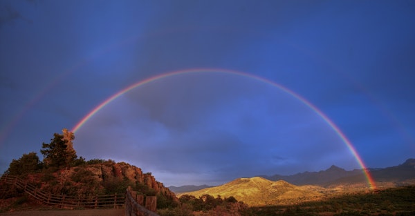 Rainbow Over Mount Sneffels