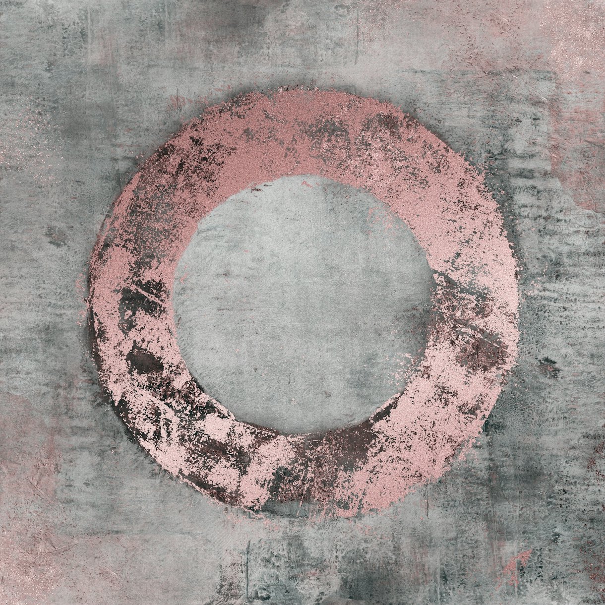 "Abstract Rose Gold Circle Wallpaper Shop Now at Happywall"