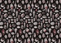 Nautilus burgundy grey black carta da parati