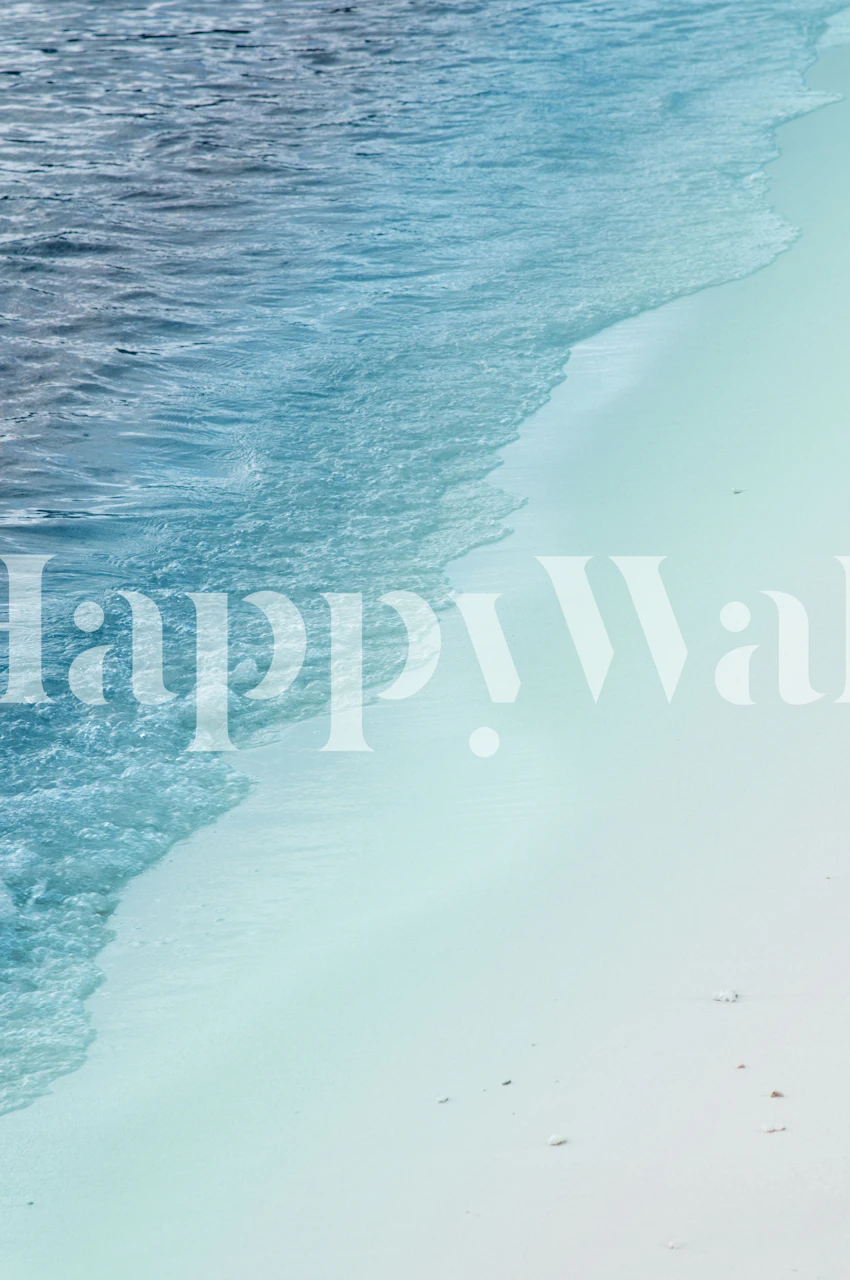 Pastel Ocean Beauty 2 wallpaper in a room