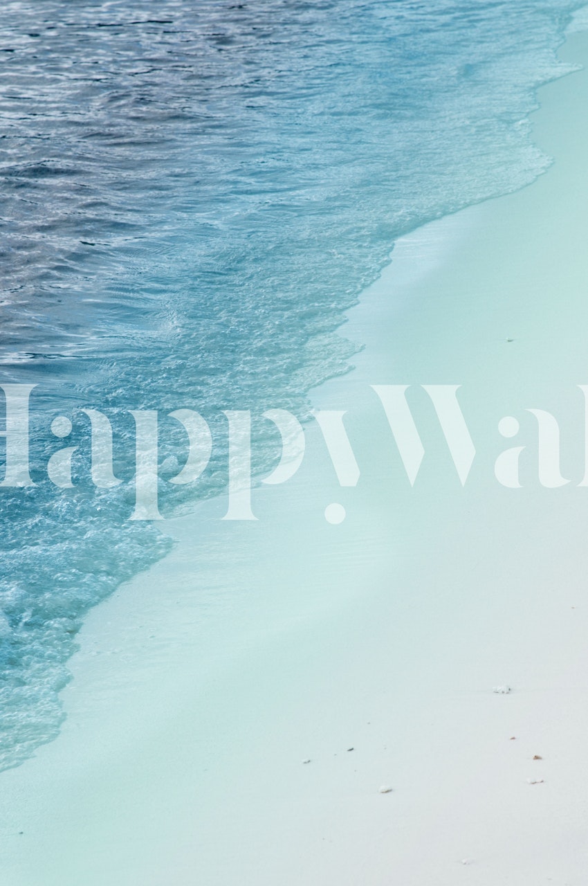 Pastel Ocean Beauty 2 wallpaper in a room