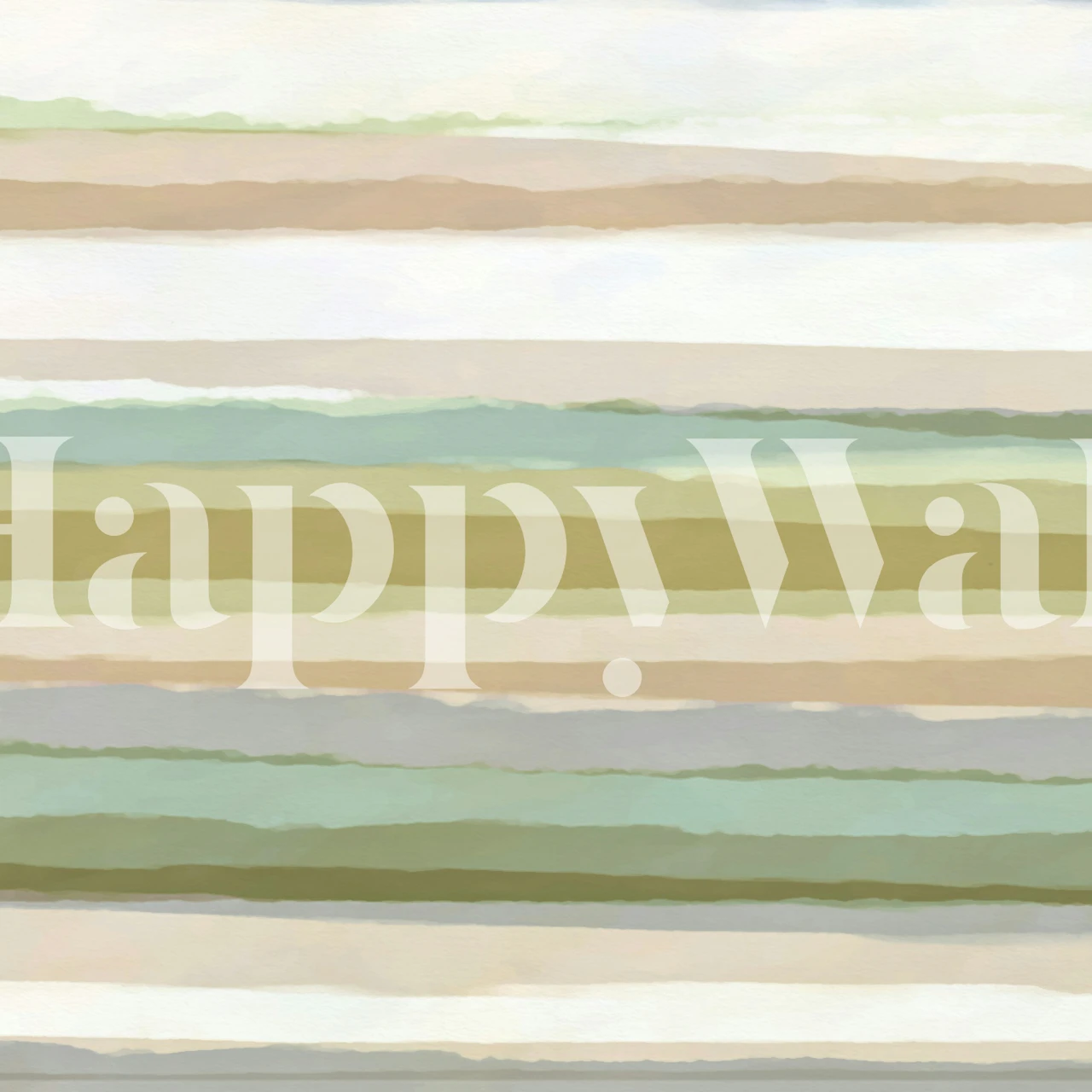 Abstract striped wall mural with earthy and neutral tones