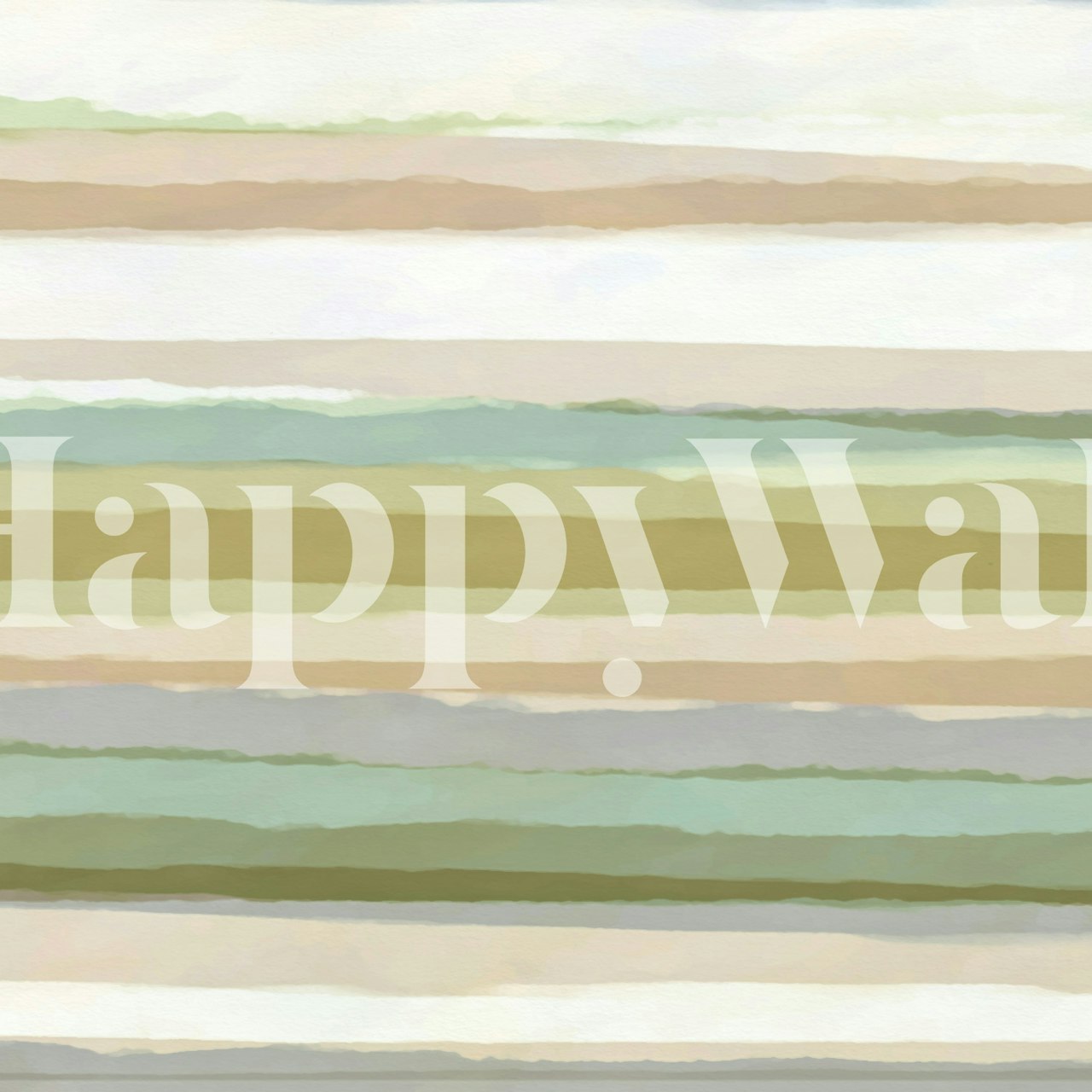 Abstract striped wall mural with earthy and neutral tones