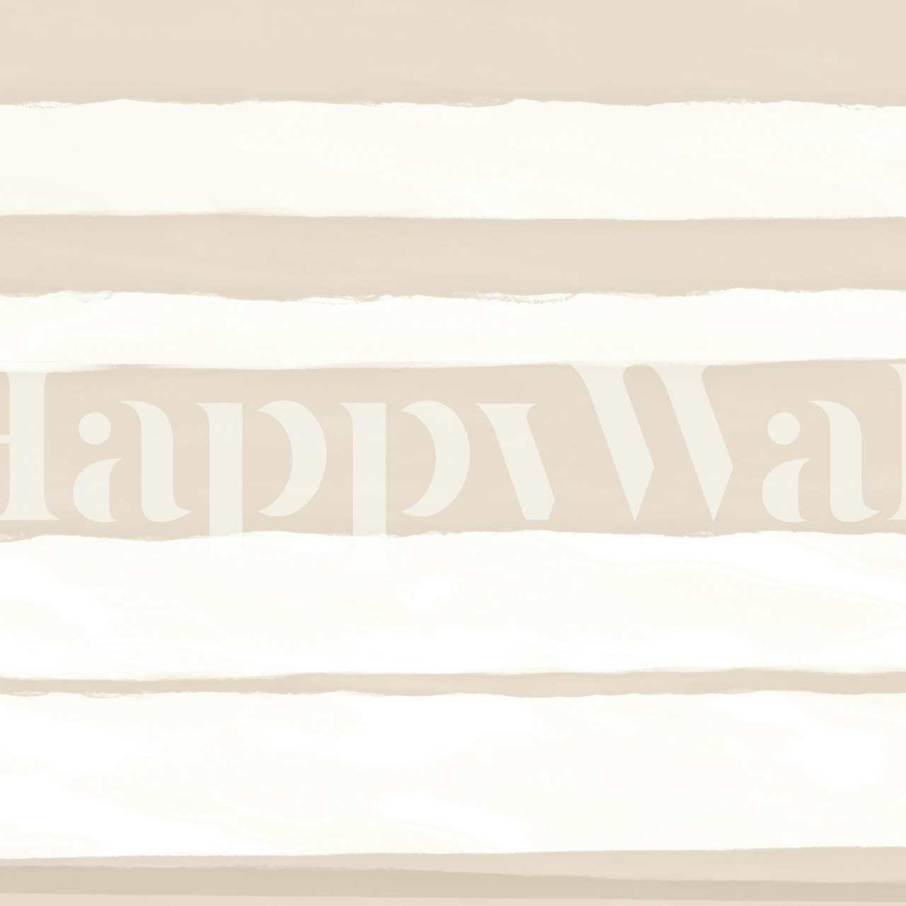 Beige and white striped wallpaper in minimal style