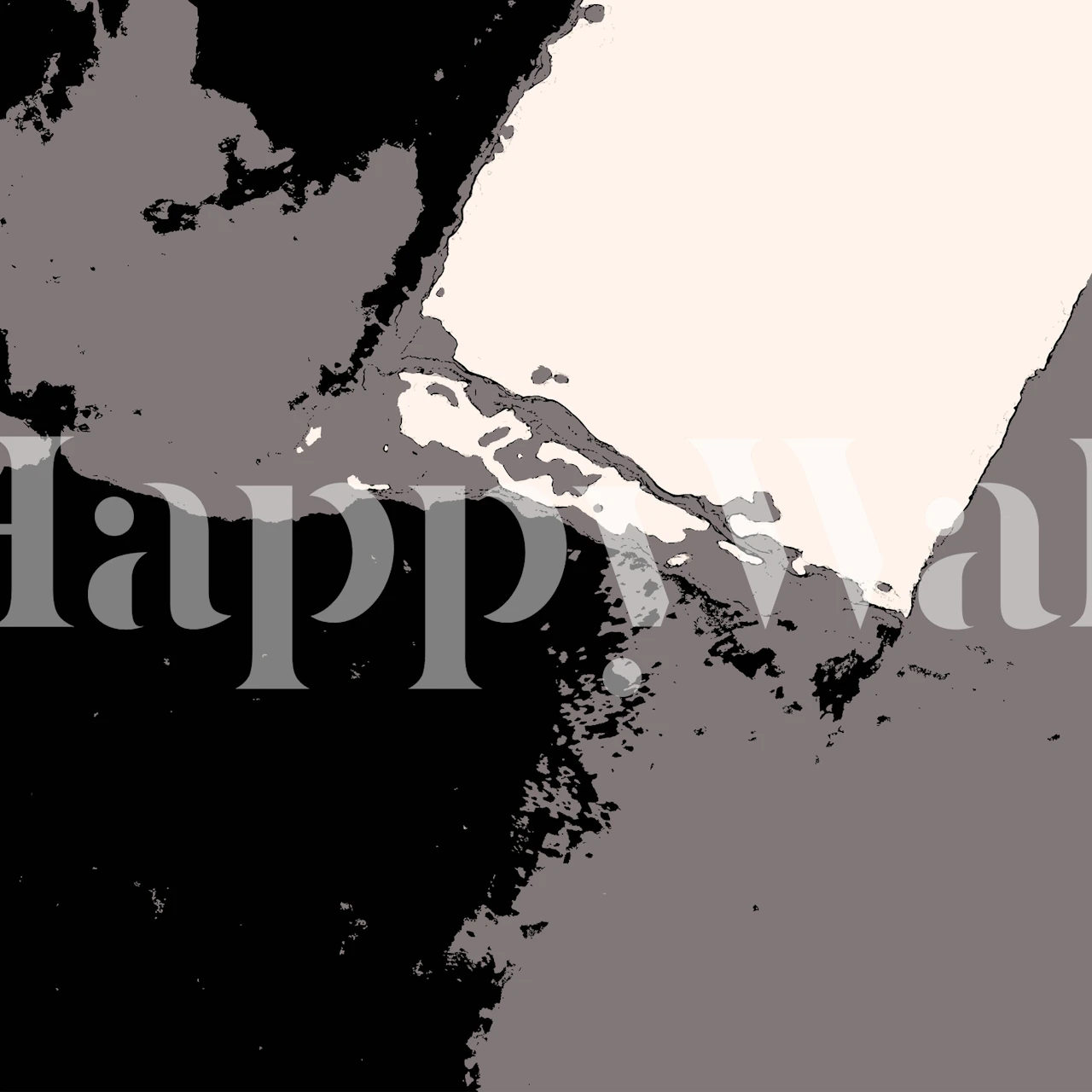 Tapeta Muted Abstract w aranżacji pokoju