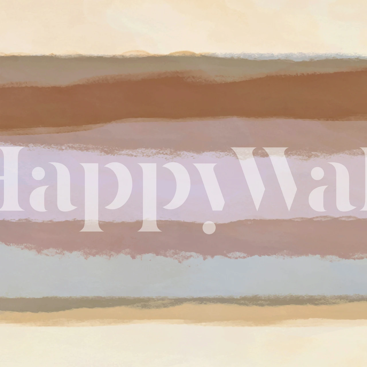 Strips 4D Muted Pastel behang in een kamer