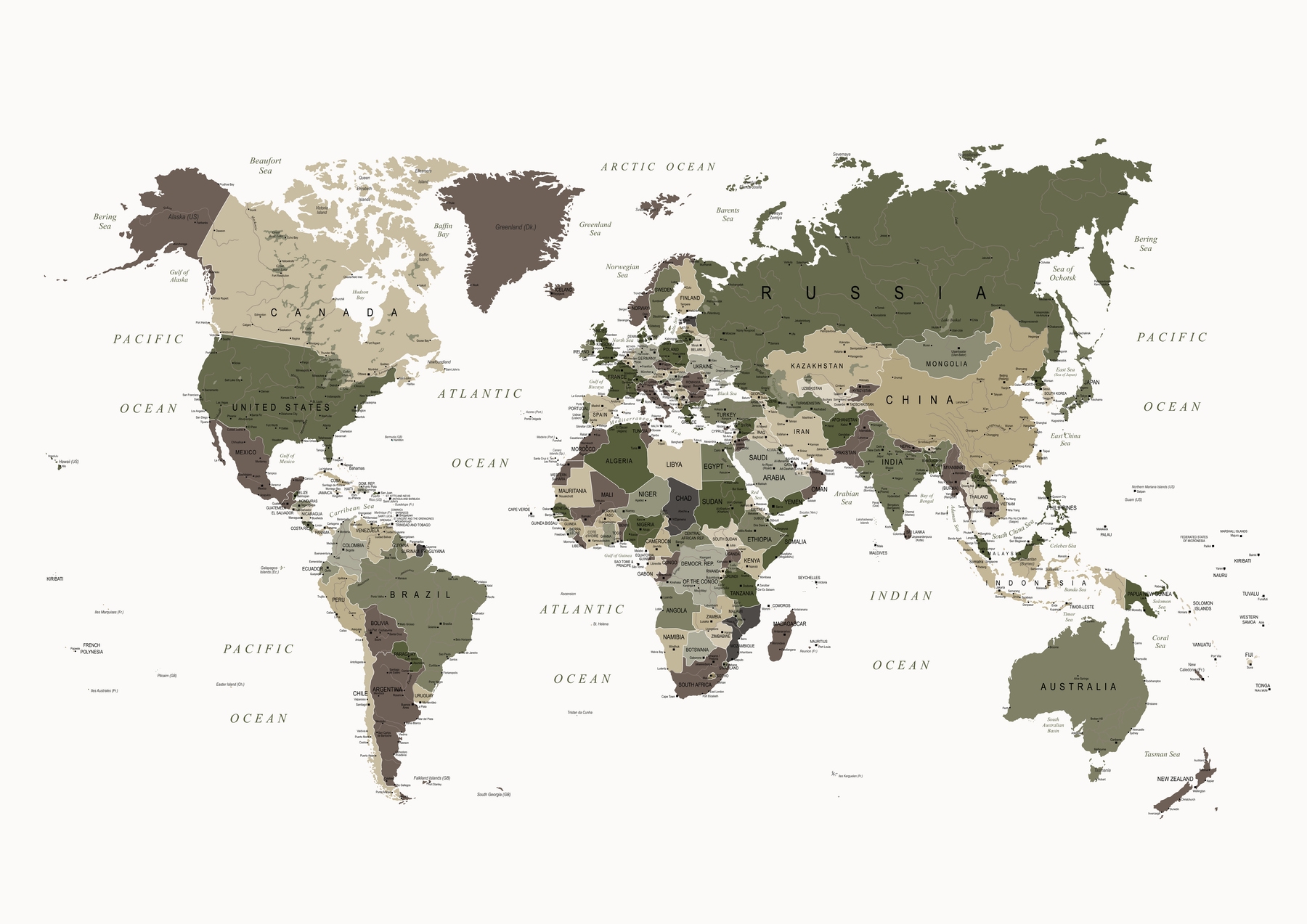 Arsenal Documento terminar Camuflaje del mapa mundial papel pintado - Happywall