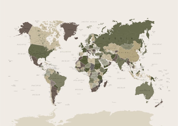 World Map Camouflage