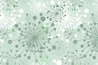 Dandelions mint sage green papel pintado